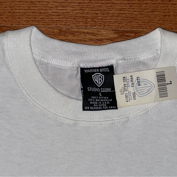 Vintage 90s Taz Tasmanian Devil Looney Tunes Christmas T-Shirt - Size Large - Picture 6 of 10